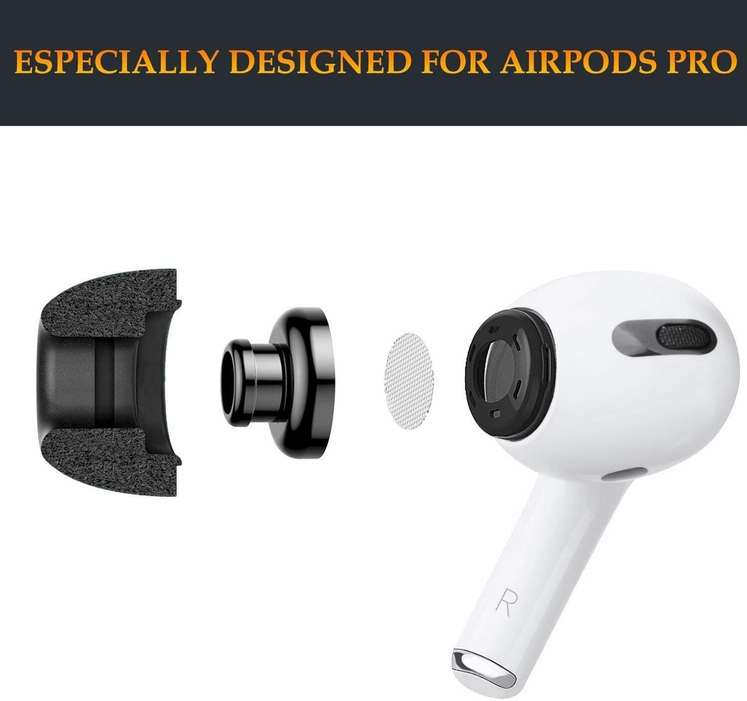 Replacement Memory Foam For AirPods Pro Earbuds Silicone Ear Tips Earphone
