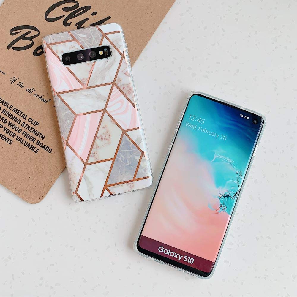 Samsung Galaxy S10 Marble Silicone TPU Soft Back Case Cover