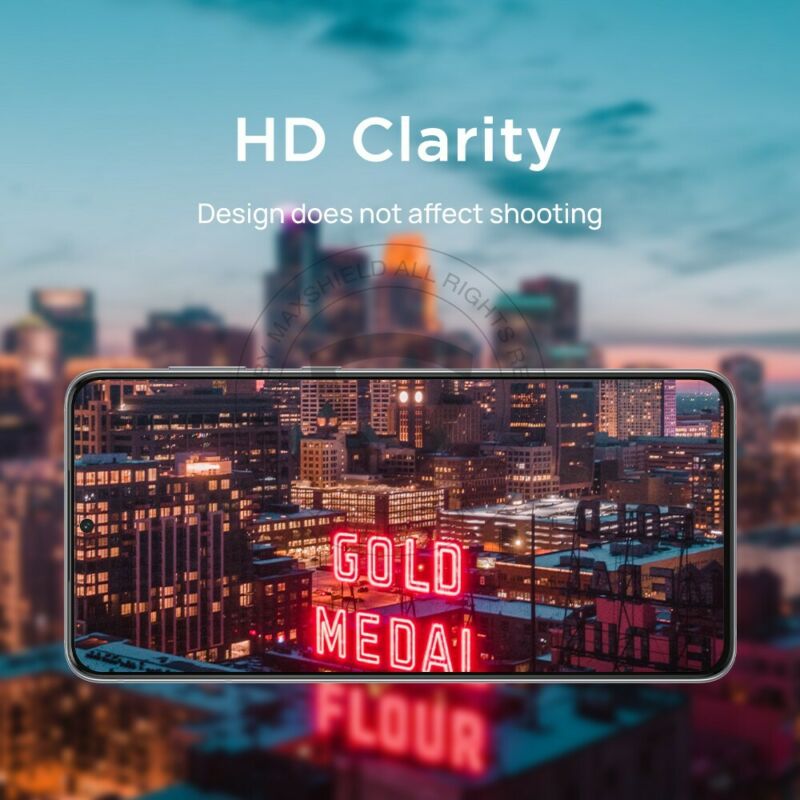 MAXSHIELD For Galaxy S21 Plus Camera Lens Tempered Glass Screen Protector