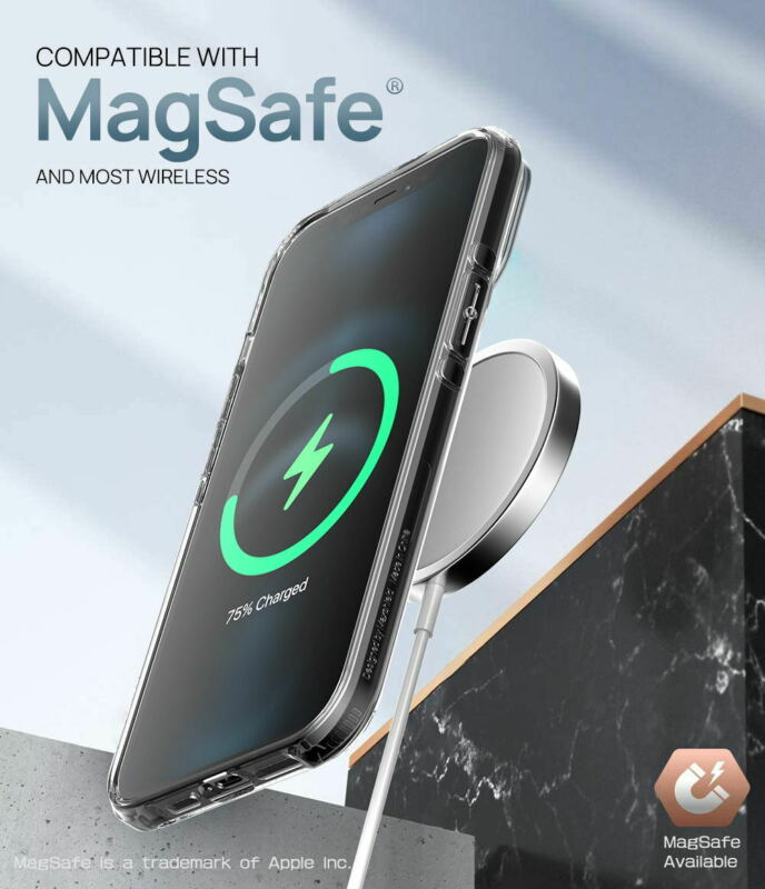 For iPhone 12 Pro Max Clear Mag Safe Magnetic Case Slim Bumper Shockproof Cover