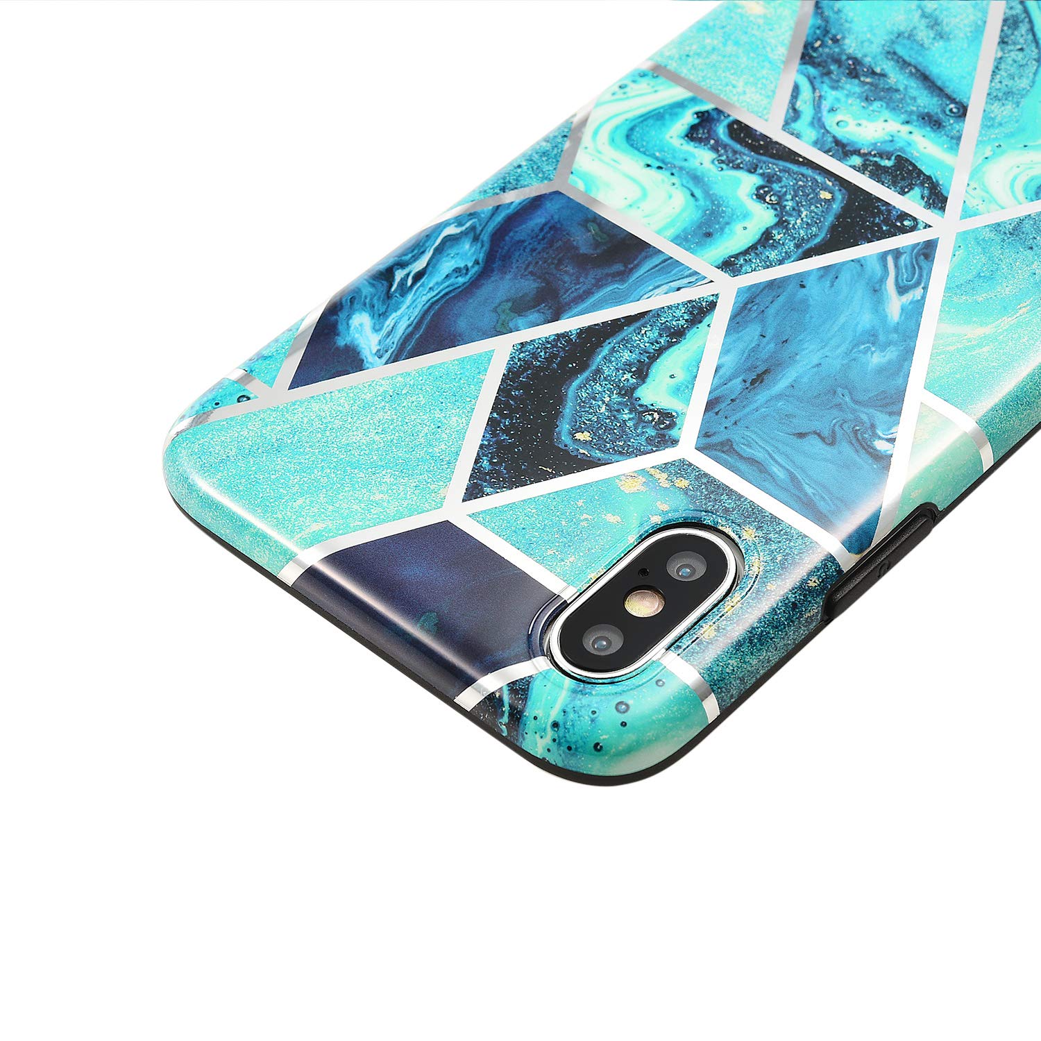 iPhone X Case Shockproof Tough Marble Soft Cover for Apple