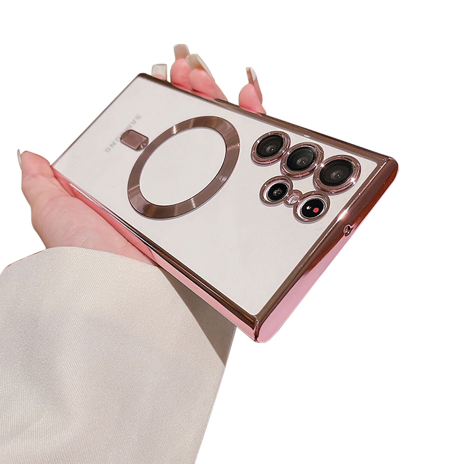 For Samsung Galaxy S23 Plus Ultra S22 5G Shockproof Mag Safe Magnetic Case Cover