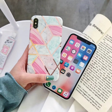 iPhone X Case Shockproof Tough Marble Soft Cover for Apple