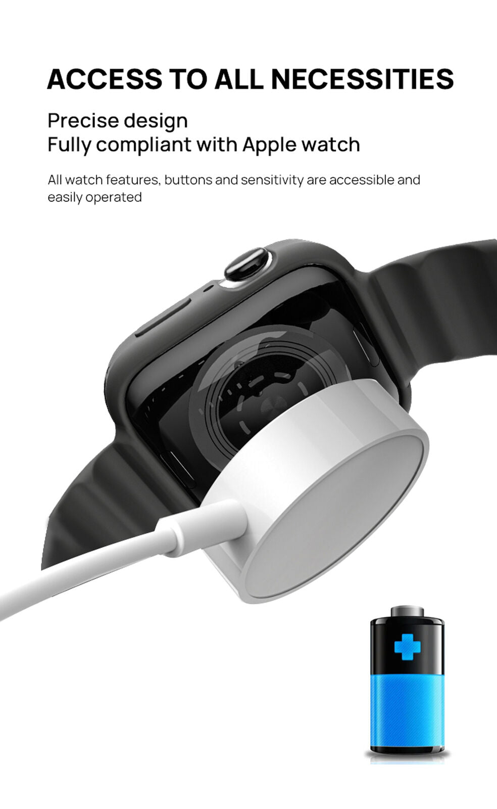 For Apple Watch iWatch Series SE 6 5 4 3 38/42mm Silicone Strap Case Cover Band