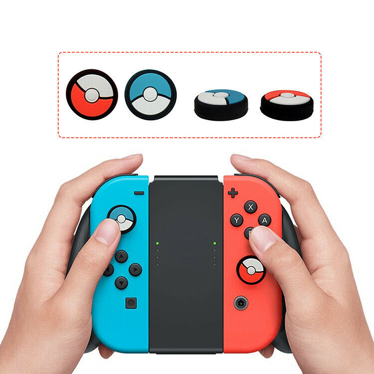 2/4x Thumb Grip Silicone Cover Case Joystick Caps For Nintendo Switch OLED Lite