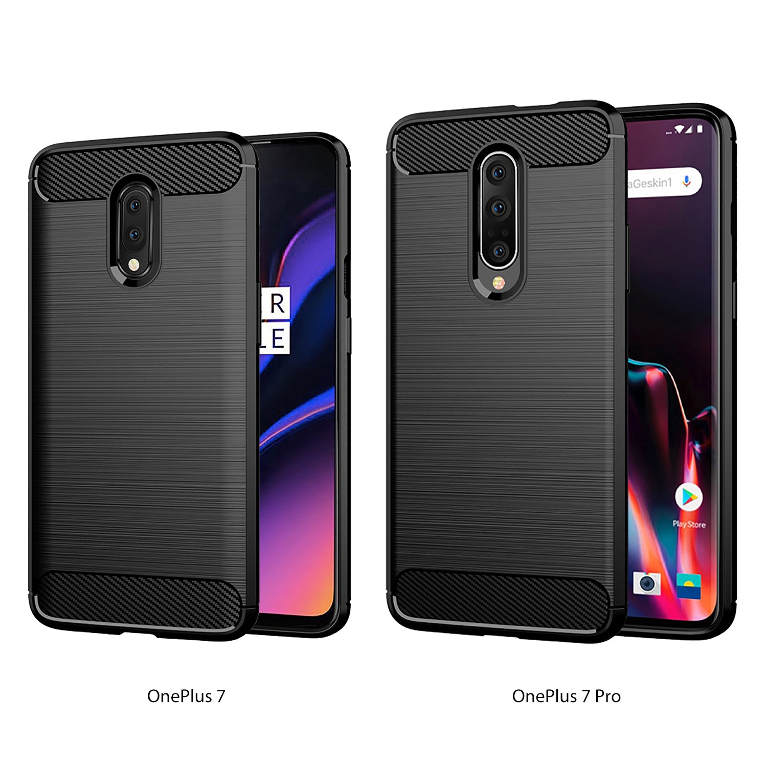 Oneplus 7 Case , Slim-Fit HEAVY DUTY Bumper Case Cover