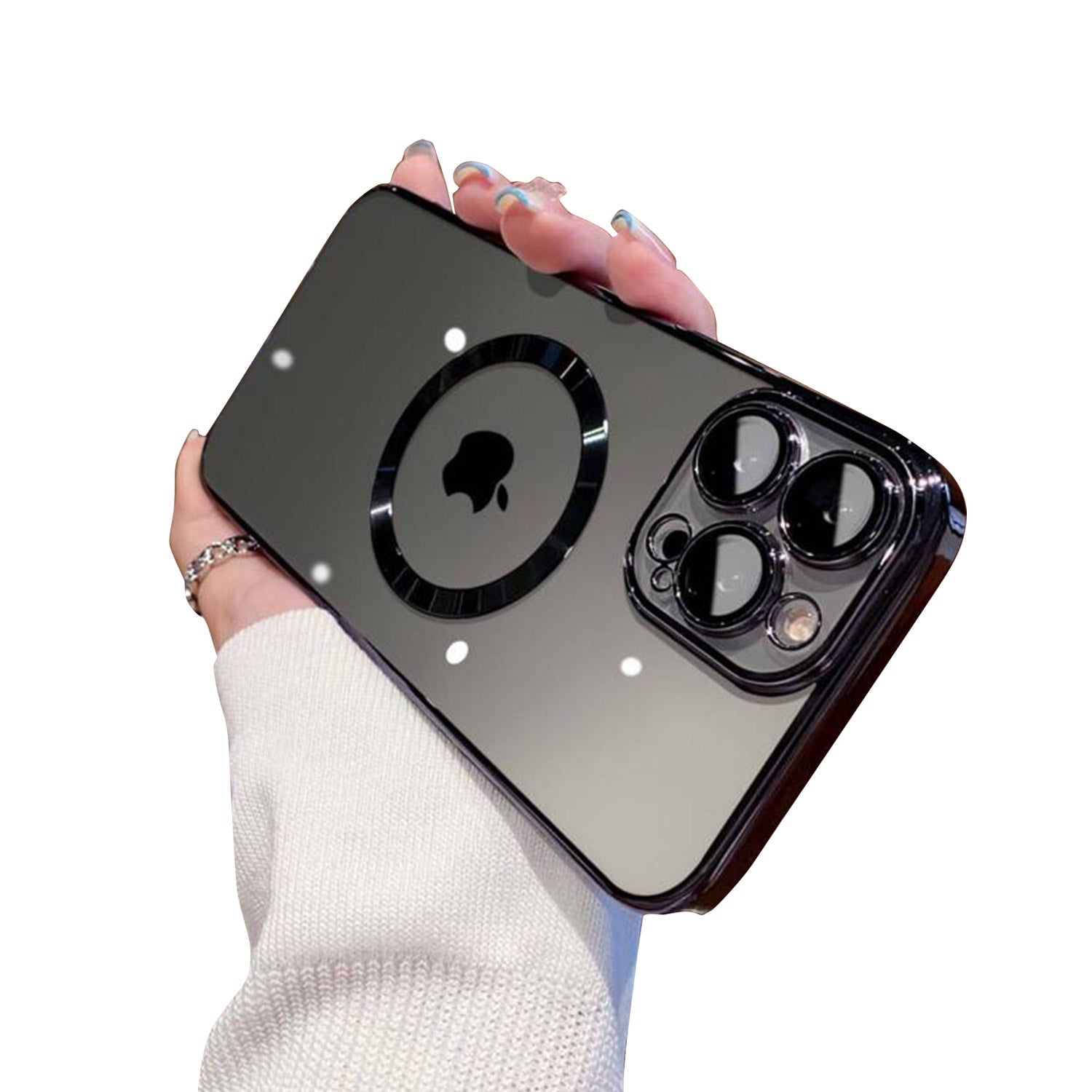 For iPhone 11 Series Magnetic Magsafe Case Clear Shockproof Case Cover