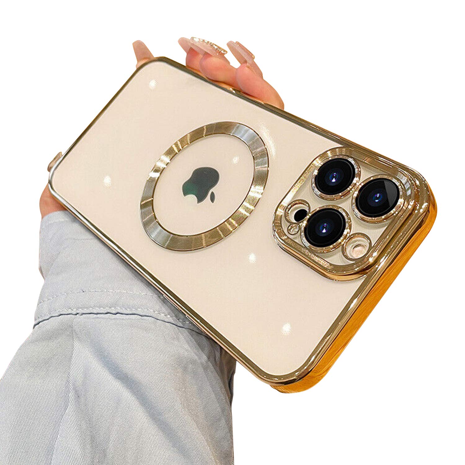 For iPhone 11 Series Magnetic Magsafe Case Clear Shockproof Case Cover