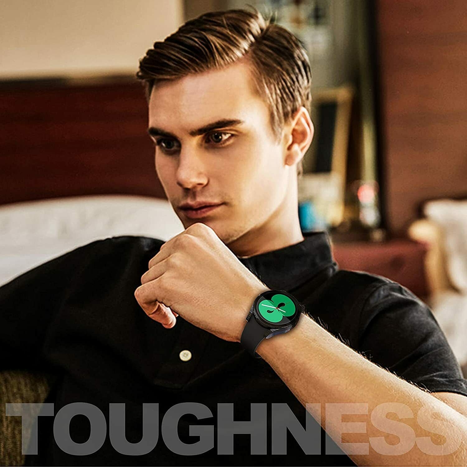 Full Cover Screen Protector Shell Case Cover Fr Samsung Galaxy Watch 4 40mm 44mm