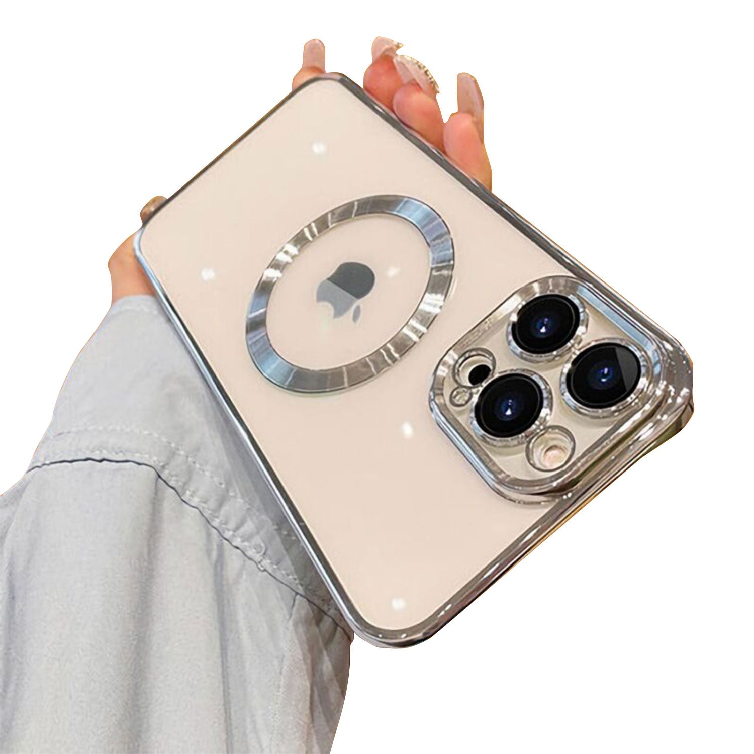 For iPhone 11 Series Magnetic Magsafe Case Clear Shockproof Case Cover