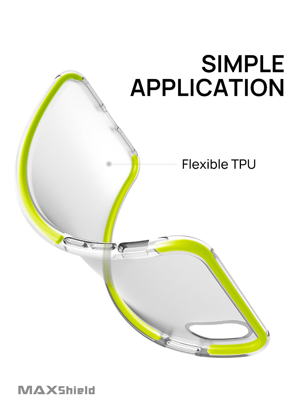 iPhone XS Clear Matte Soft TPU Case Cover