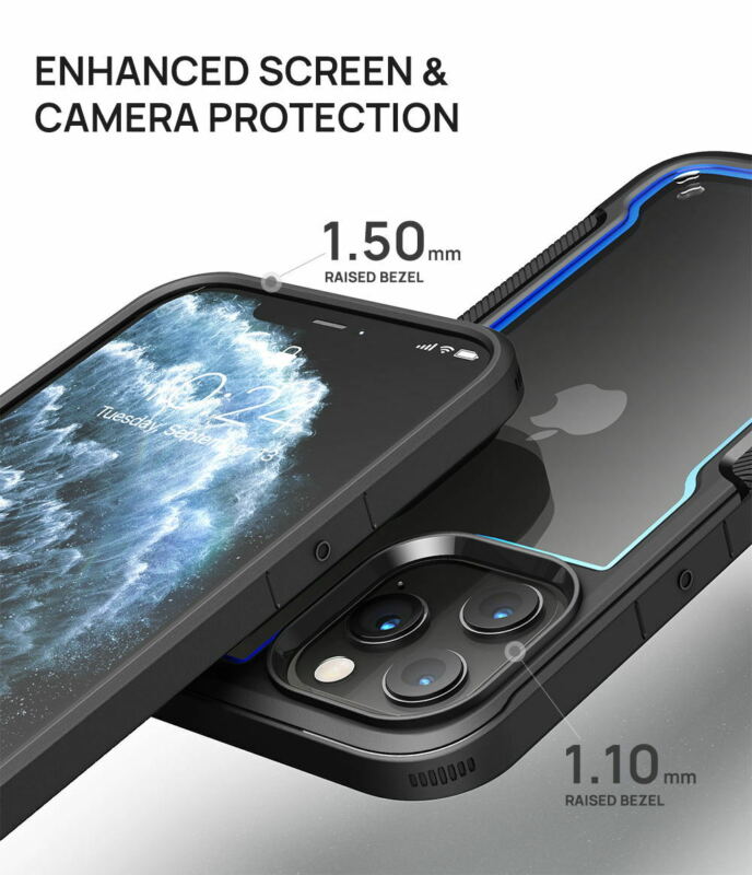 MAXSHIELD For iPhone 12 Pro 6.1“ Case Heavy Duty Shockproof Clear Slim Cover