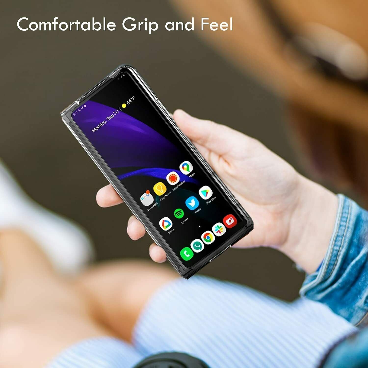 For Samsung Galaxy Z Fold 3 5G Case Premium Clear Heavy Duty Shockproof Cover