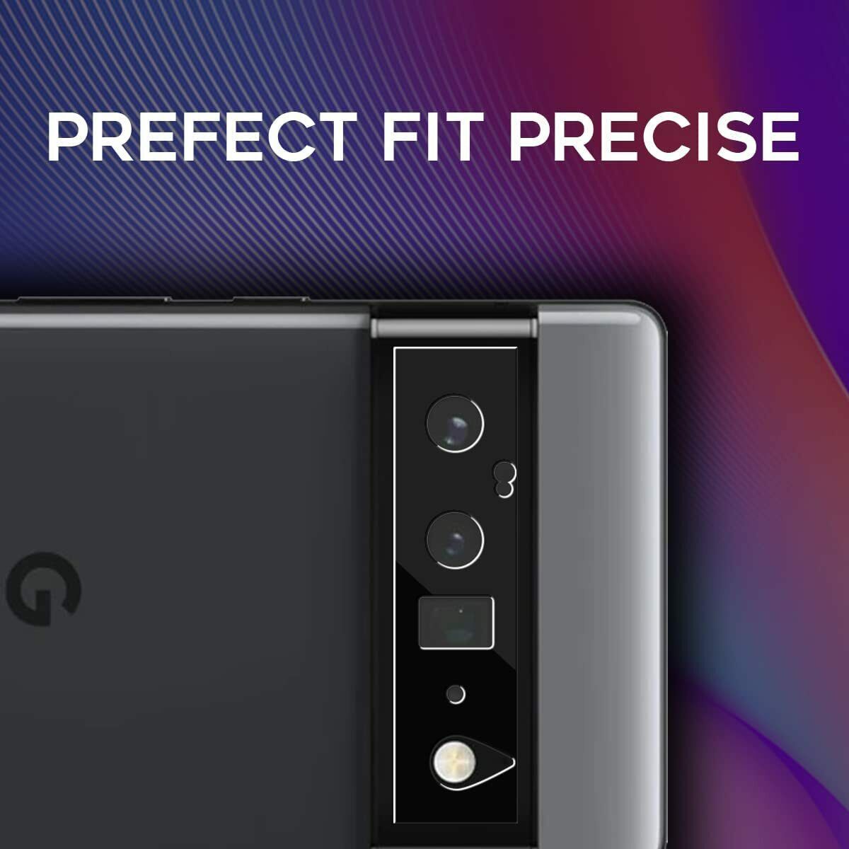 2X For Google Pixel 6 Pro 5G Camera Lens Protector Tempered Glass Metal Cover