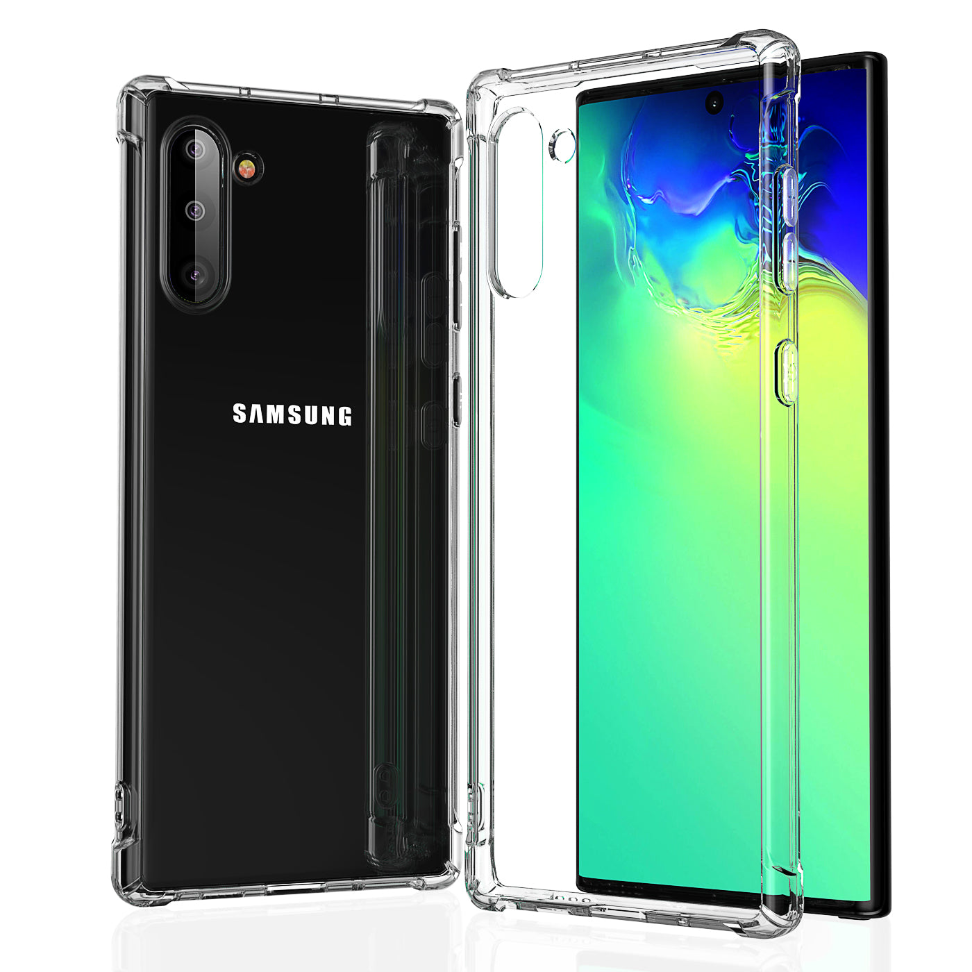 Samsung Galaxy Note 10 Plus Case Clear Heavy Duty Shockproof Slim Cover