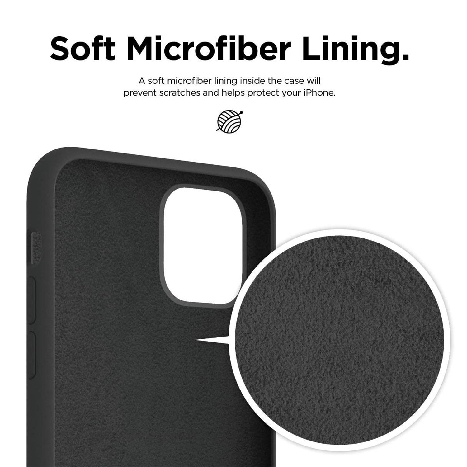 iPhone 11 Pro Case MAXSHIELD Thin Soft Silicone Shockproof Cover for apple