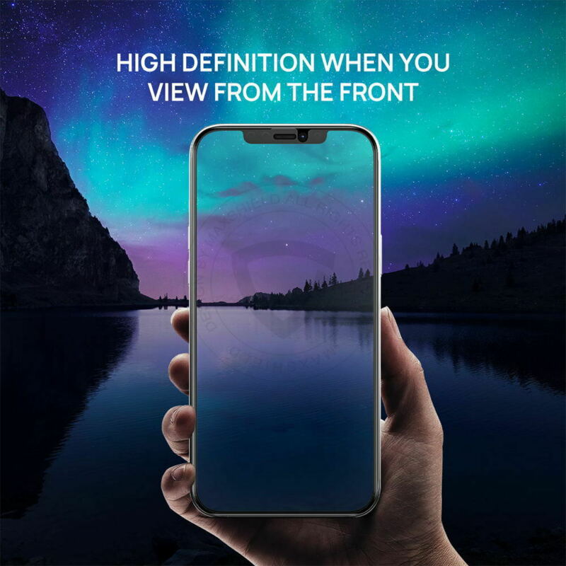 Privacy Anti-Spy Full Glass Tempered Screen Protector For iPhone 12 Mini