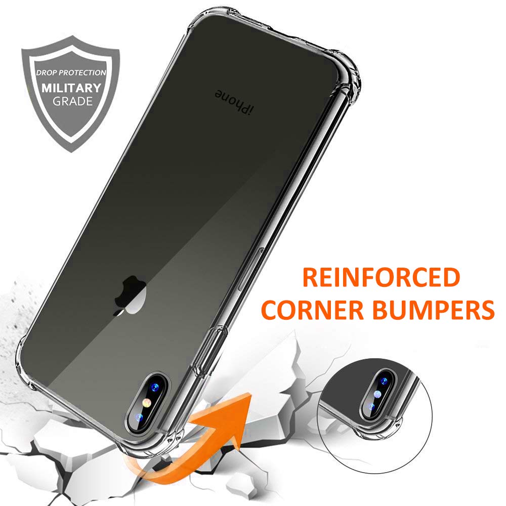 Clear Case For iPhone 8 Shockproof Silicone Protective