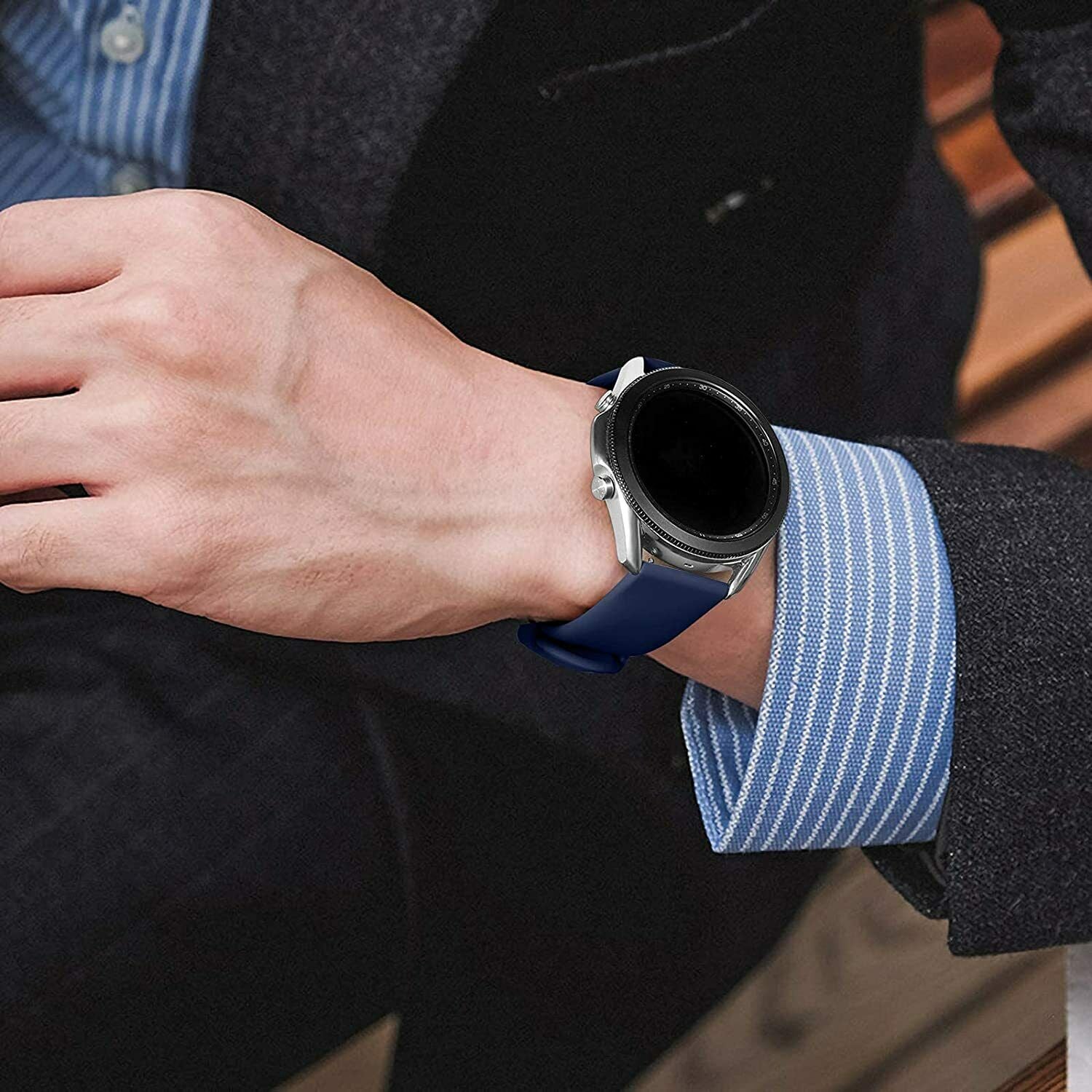 For Samsung Galaxy Watch 4 40/42/44/46mm Silicone Band Sports Strap Wristband