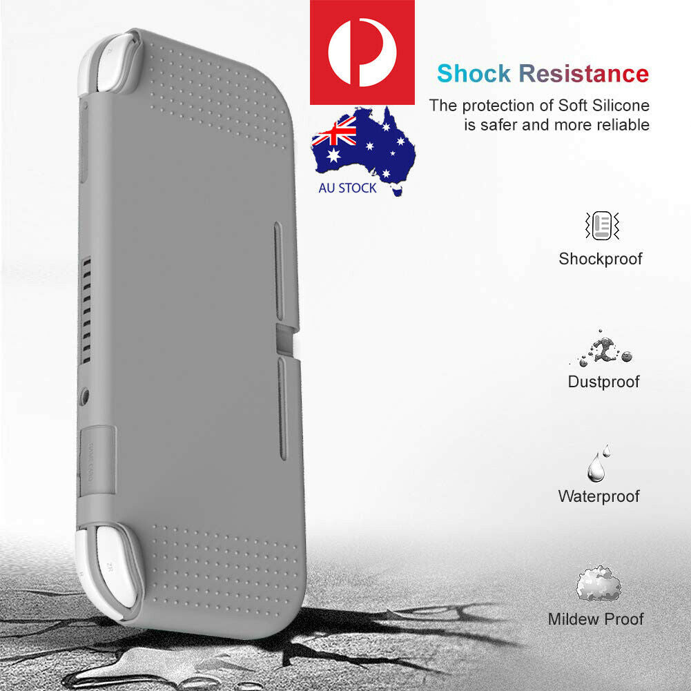 For Nintendo Switch Lite Protective Case Cover TPU Tempered Glass Combo