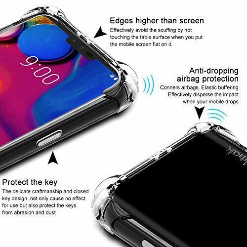 For LG V50 Clear Case Heavy Duty Bumper Shockproof Cover