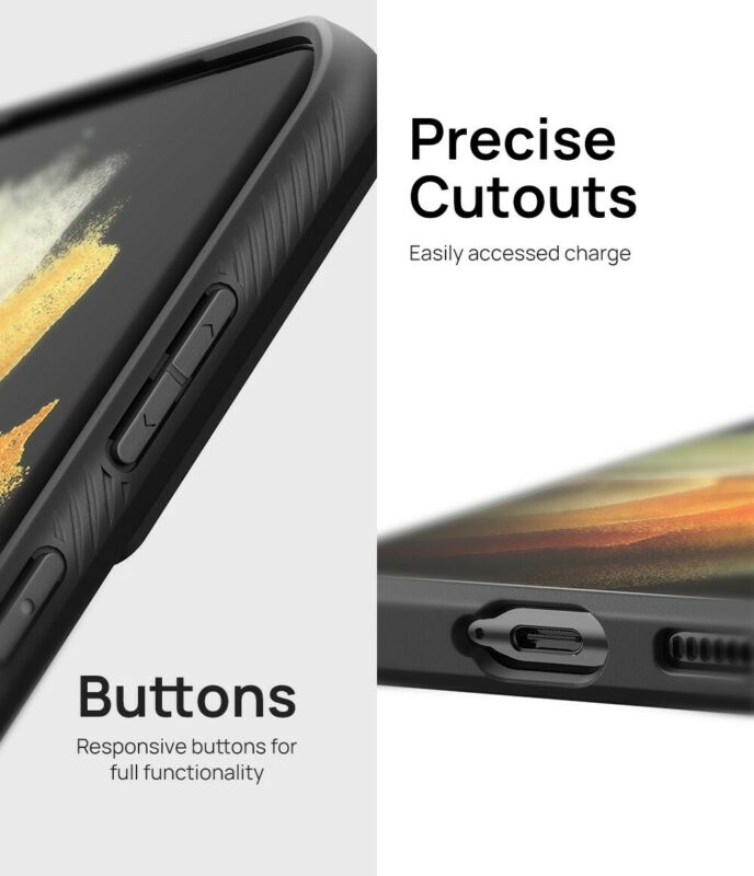 For Samsung Galaxy S21 Plus 5G Case Heavy Duty Shockproof Clear Slim Cover