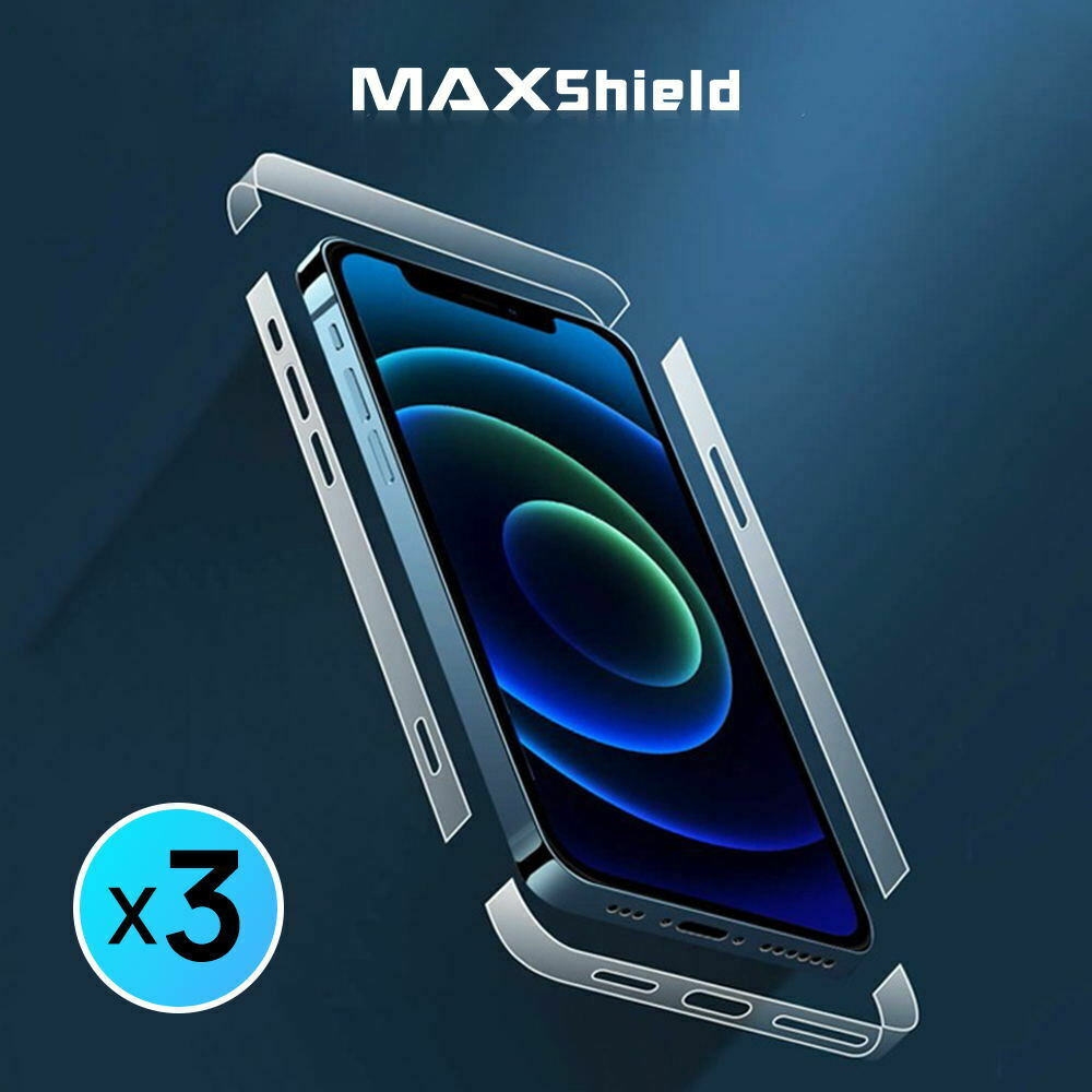 Maxshield For iPhone 12 Edge to Edge Sides Skin Protector