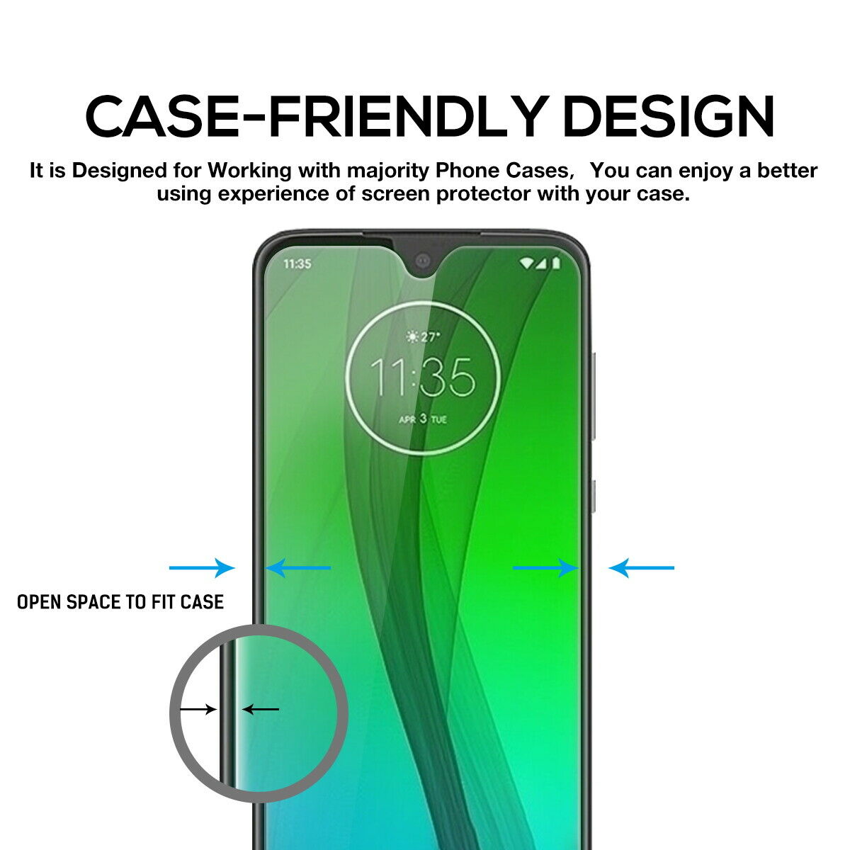 2X Motorola Moto G6 Plus Tempered Glass Screen Protector