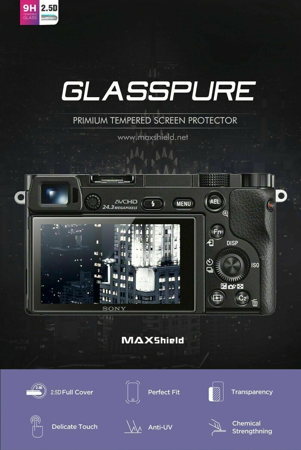 For Canon EOS R6 DSLR Tempered Glass LCD Camera Screen Protector Film 9H