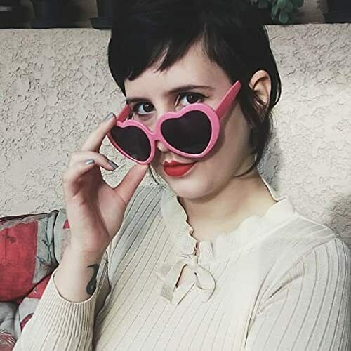 Effect Glasses Heart-shaped Diffraction Lights Become Love Image Sunglasses