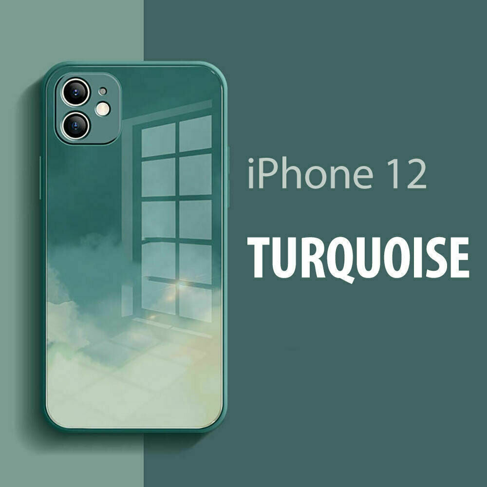 For iPhone 12 Pro Max Mini Case Marble luxury Hybrid Tempered Glass Hard Cover