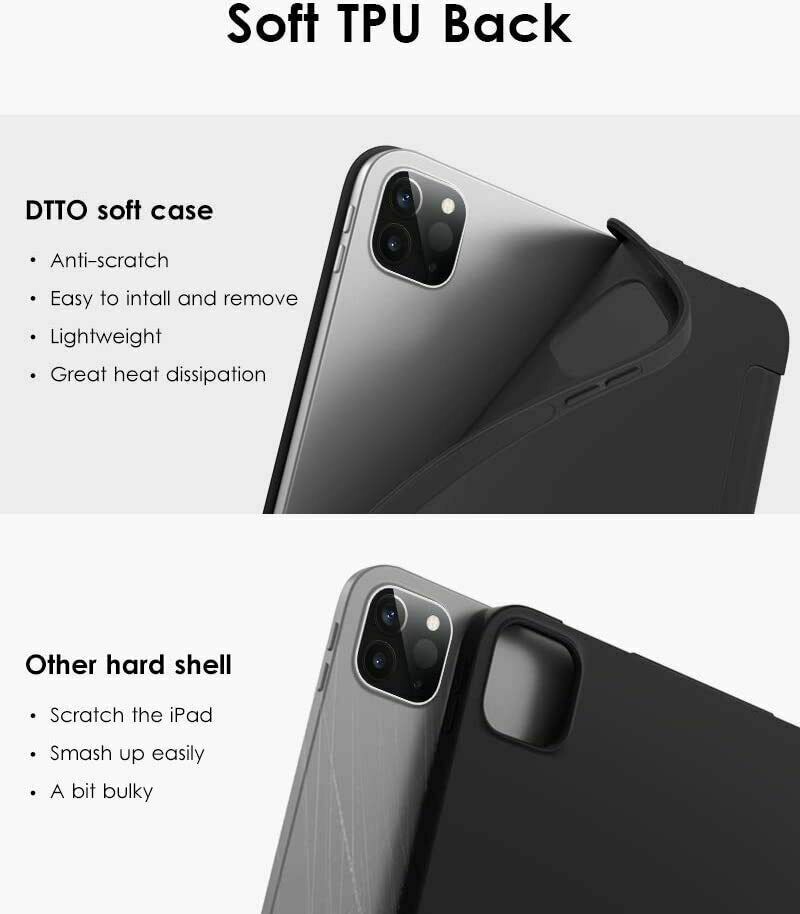 iPad Pro 2021 11 Inch  Leather Case Cover Pencil Charging