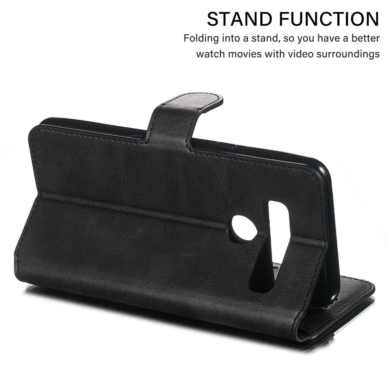 For LG K50 Luxury Wallet Leather Case Card Slots Cover