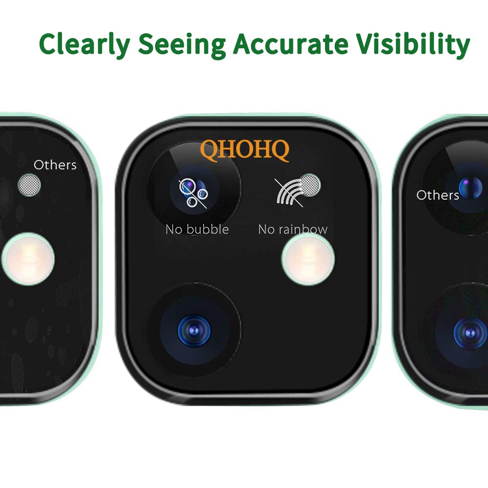 MAXSHIELD iPhone 11 Full Coverage Camera Lens Tempered Glass Screen Protector