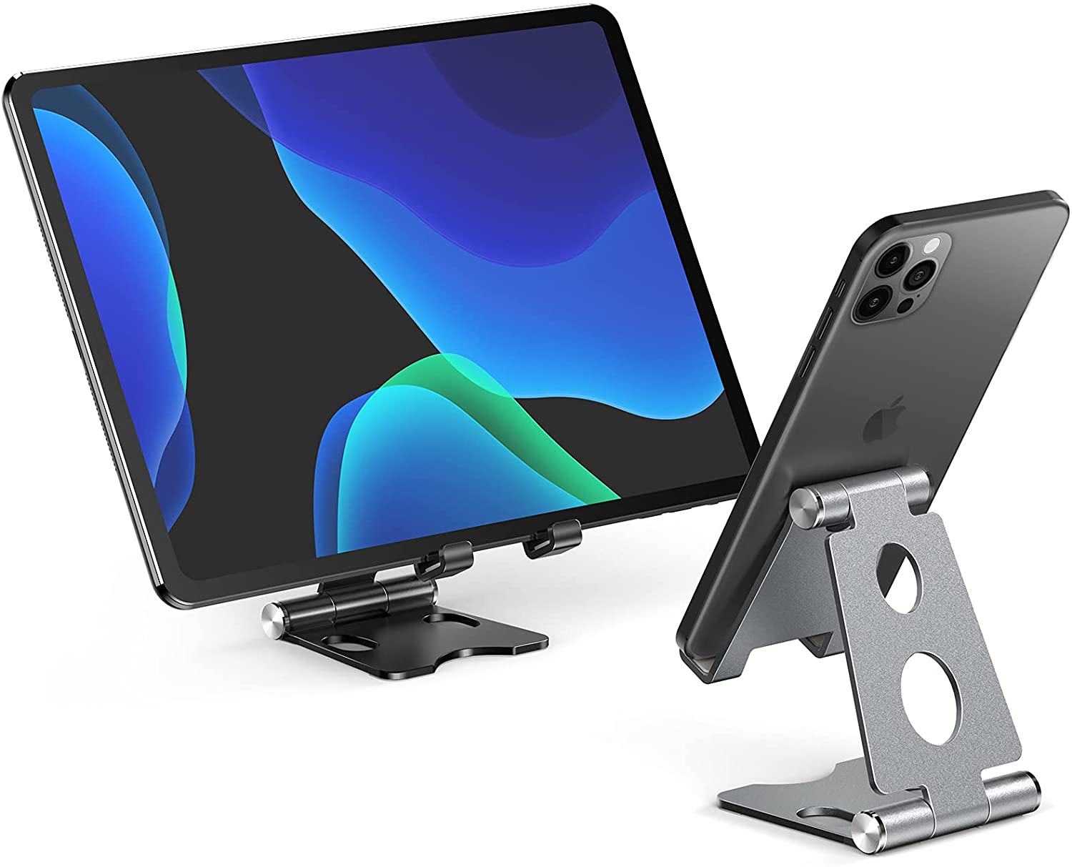 Adjustable Phone Tablet Desktop Stand Desk Holder Mount Cradle For iPhone iPad