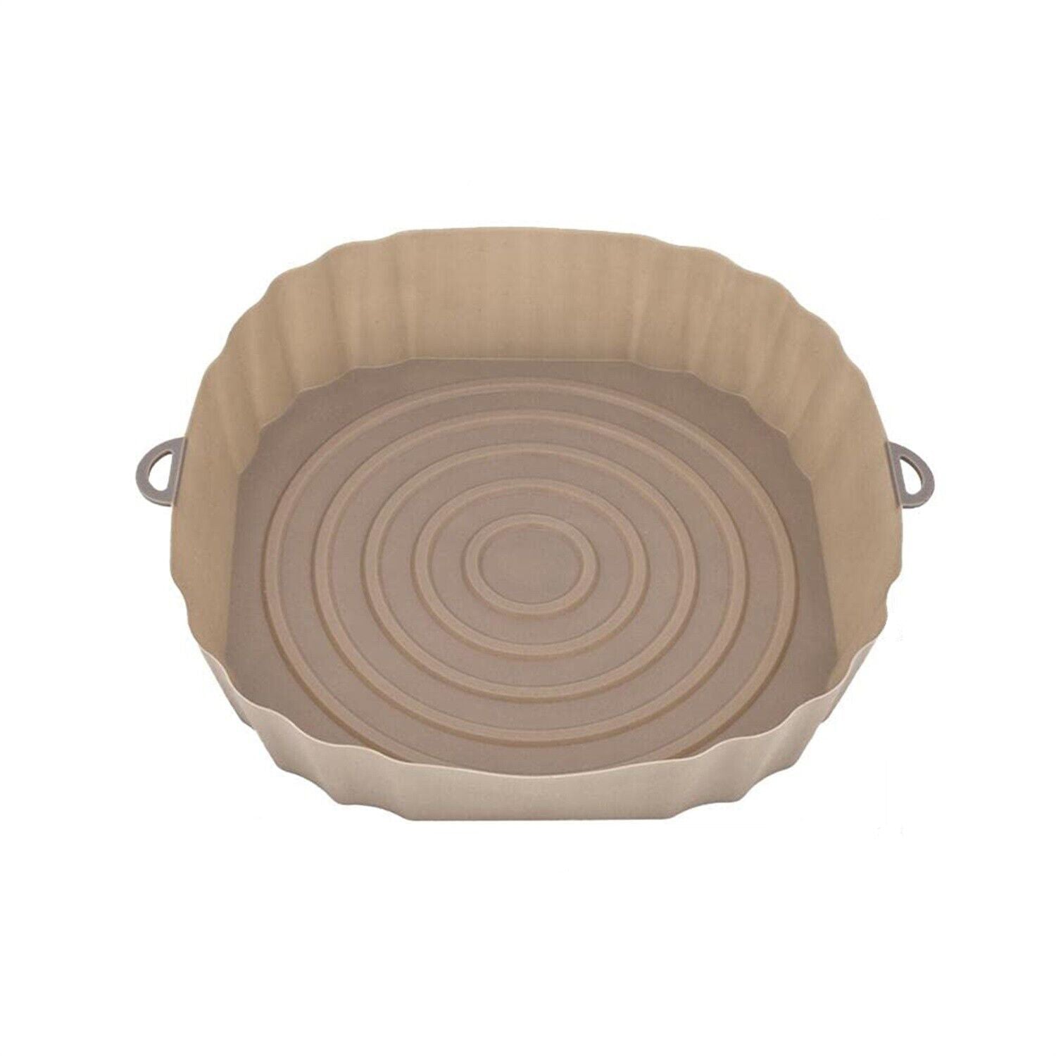 1/2x Air Fryer Durable Silicone Pot Basket Liner Rectangle Reusable Baking Tray