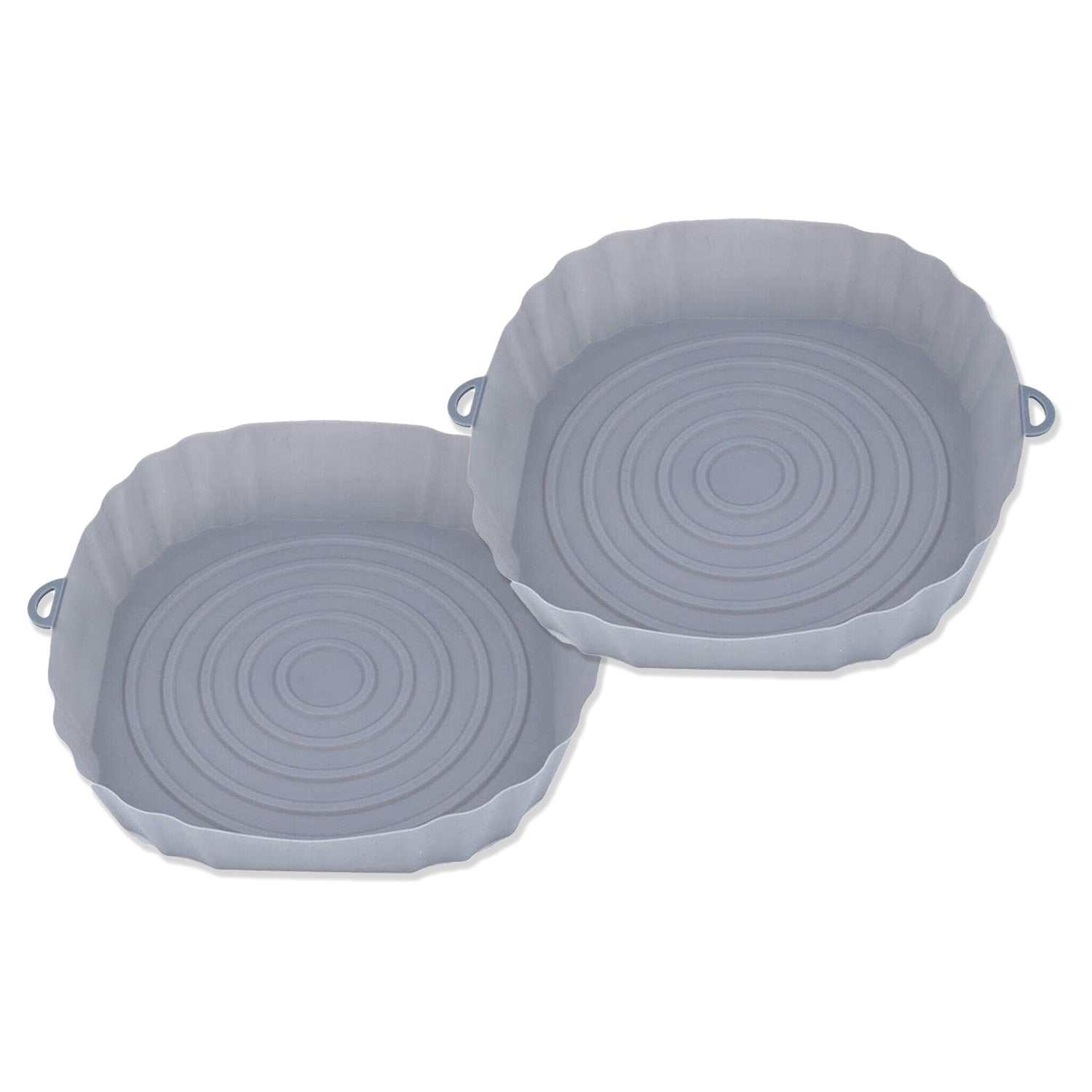 1/2x Air Fryer Durable Silicone Pot Basket Liner Rectangle Reusable Baking Tray