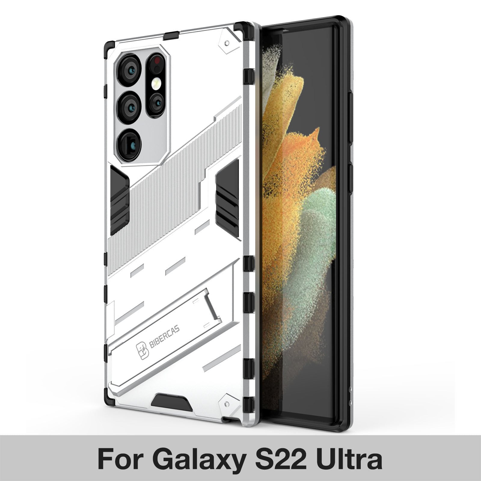 For Galaxy S22 Plus Ultra 5G Stand Case Protector Shockproof Heavy Duty Cover