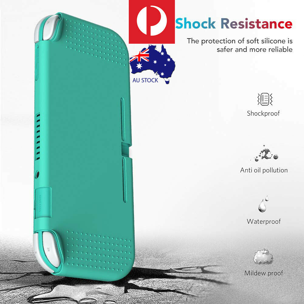 For Nintendo Switch Lite Protective Case Cover TPU Tempered Glass Combo