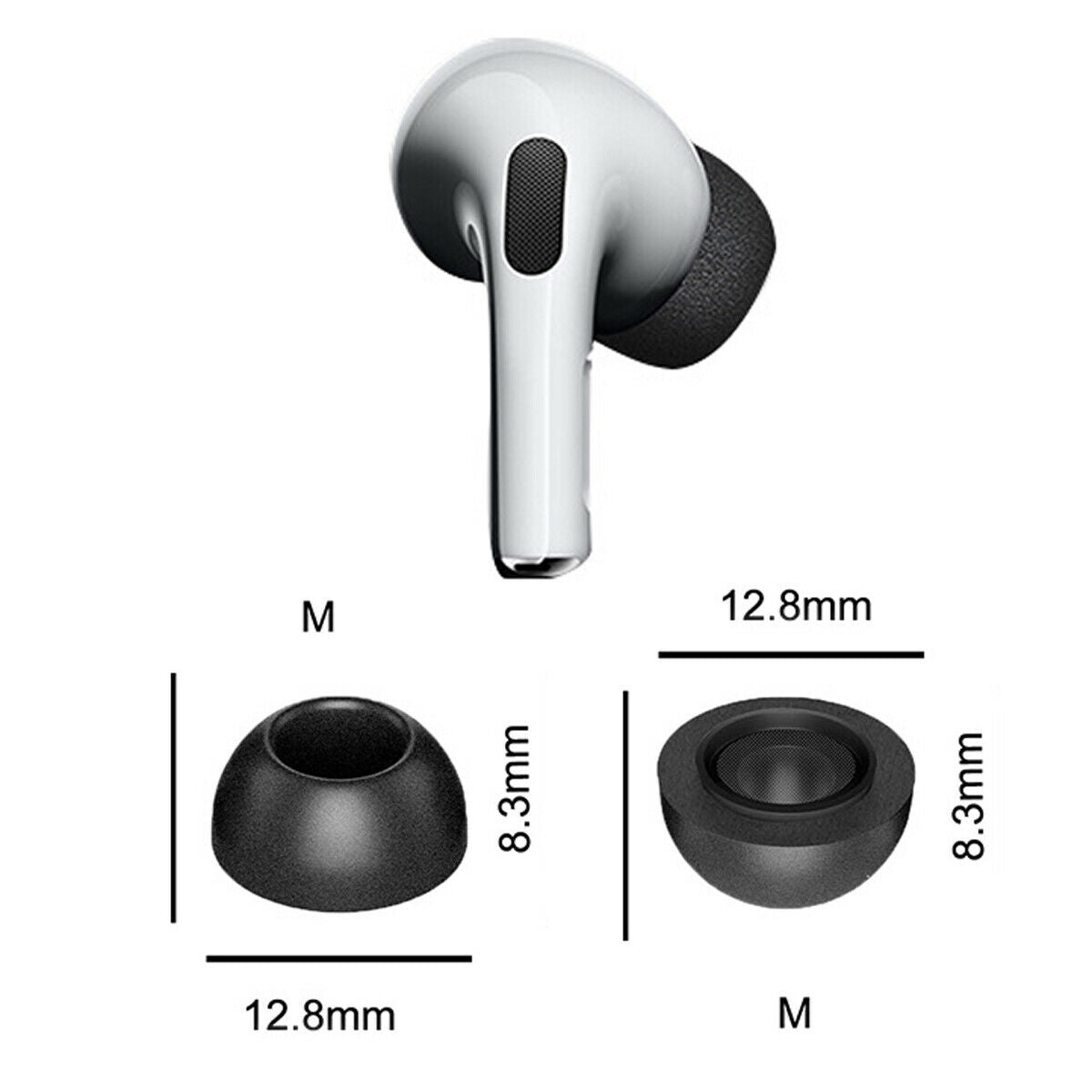 Replacement Memory Foam For AirPods Pro Earbuds Silicone Ear Tips Earphone