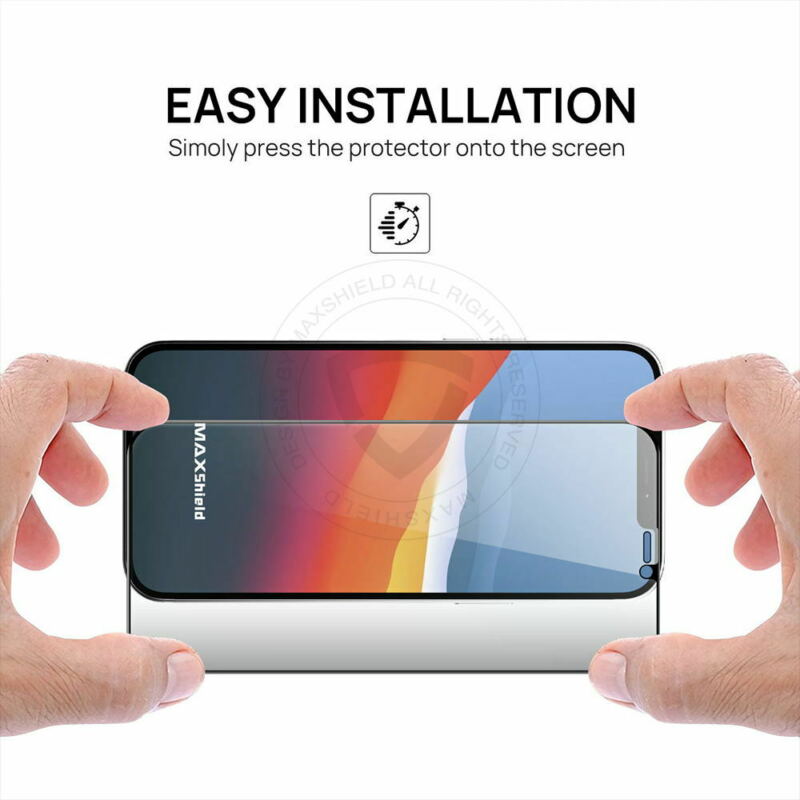 Privacy Anti-Spy Full Glass Tempered Screen Protector For iPhone 12 Pro Max Full Coverage