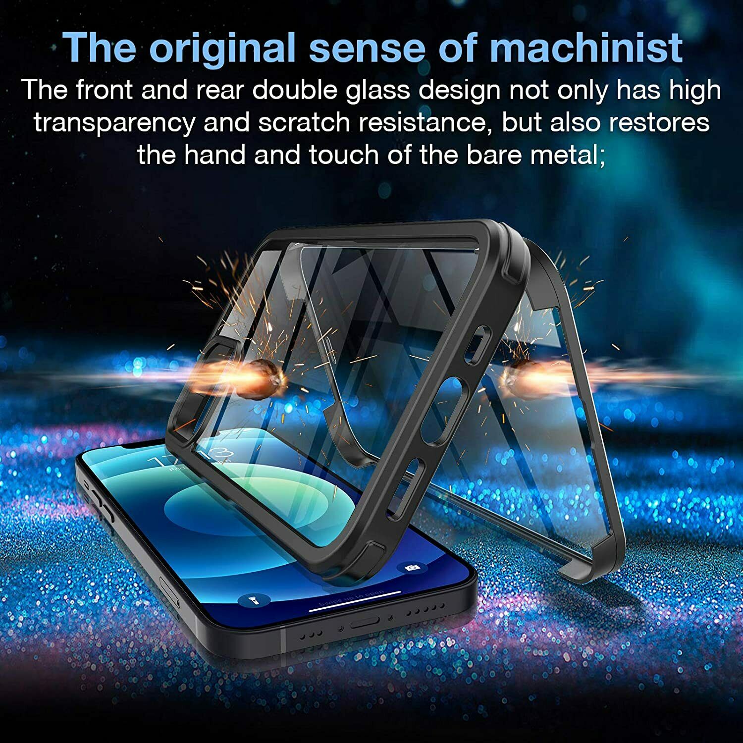 For iPhone 12 Pro Max Mini Shockproof Heavy Duty 360 Full-body Case Screen Cover