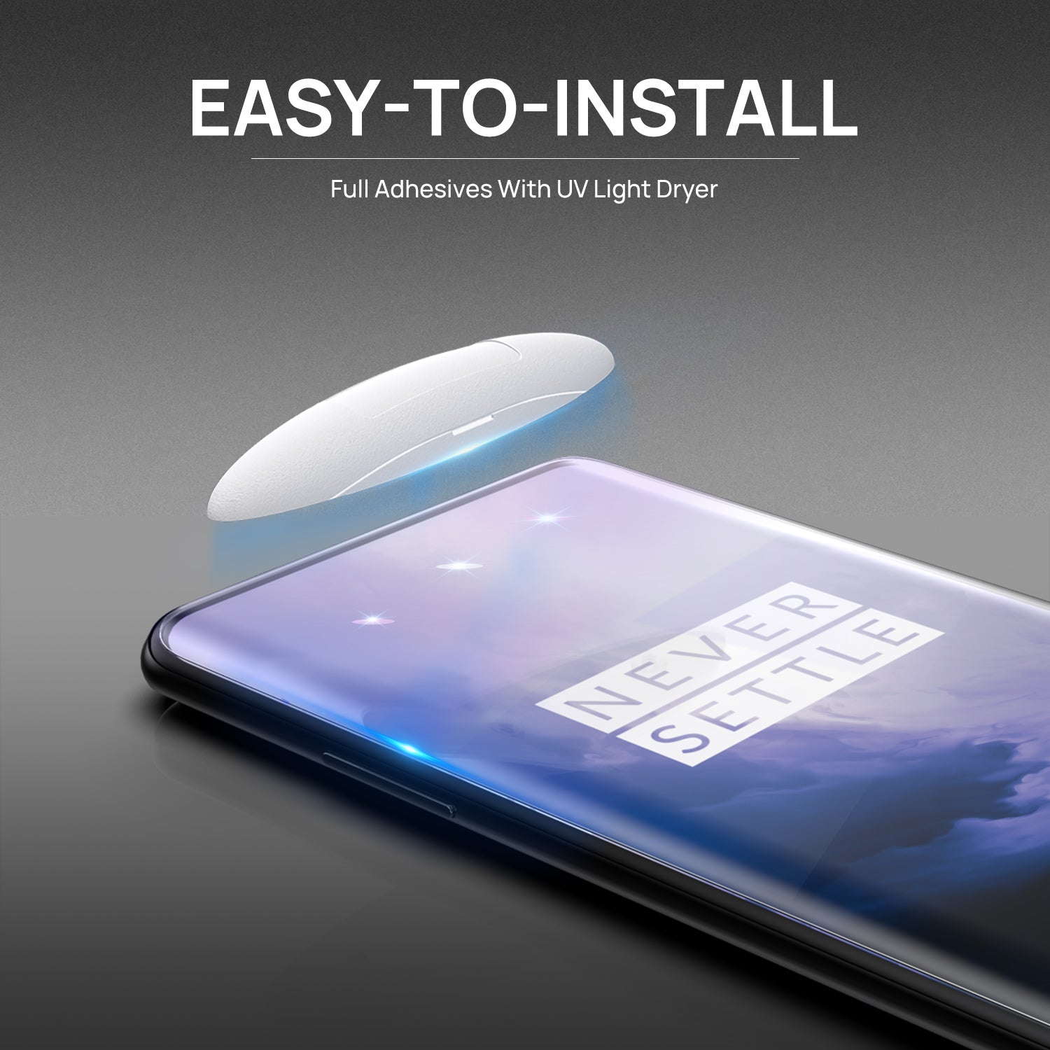 Oneplus 7 Pro Case Friendly Tempered Glass Screen Protector