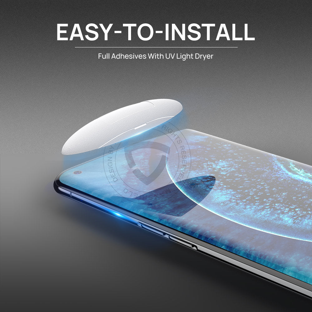 MAXSHIELD OPPO FIND X3 Neo Screen Protector Tempered Full Cover UV Glass