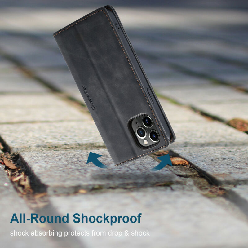 For iPhone 12 Mini 5.4" Case Magnetic Leather Wallet Card Flip Stand Cover