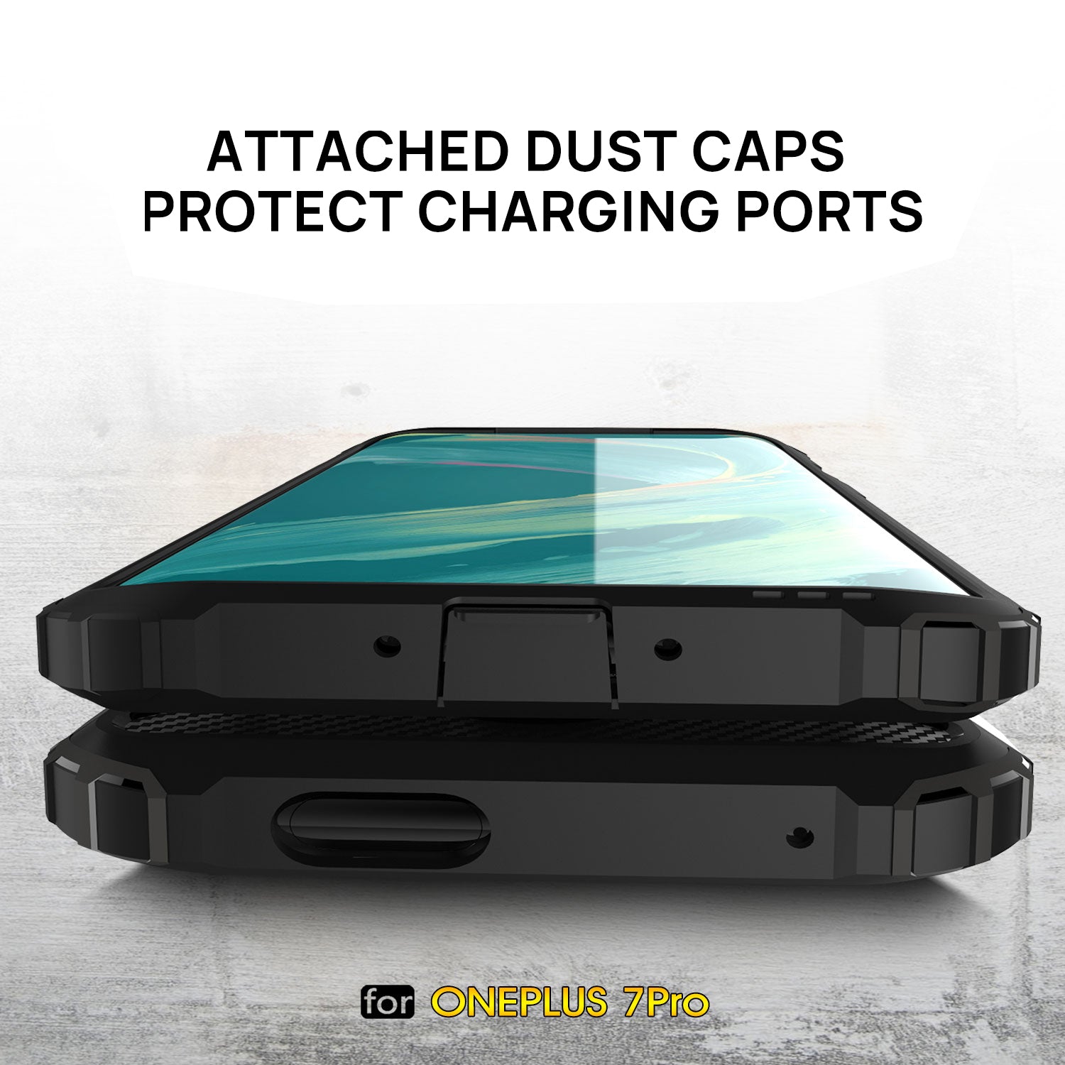 Oneplus 6T Case, Premium Flexible Soft Anti Slip TPU Cover