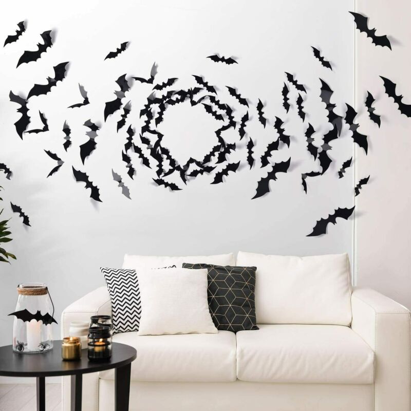 Halloween Bat Decoration Decoration Haunted StickerIndoor Party Supplies House