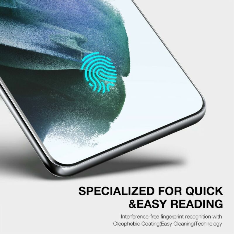 Tempered Glass Screen Protector and Camera Lens Protector for Samsung Galaxy S21Plus