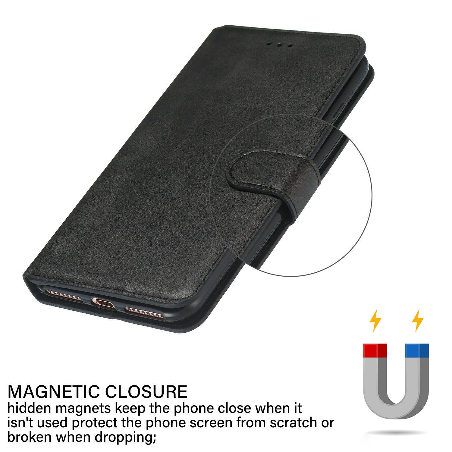 For LG V50 Luxury Wallet Leather Case Card Slots Cover