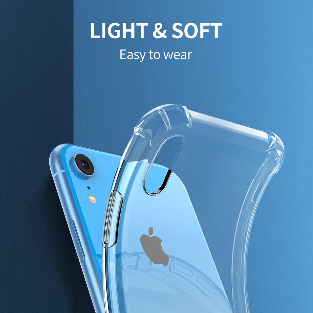 Clear Case For iPhone XR Shockproof Silicone Protective
